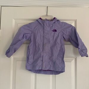 The North Face girls rain jacket size 3T